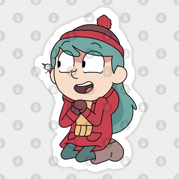 Hilda and Alfur // Hilda Sticker by amandawagner